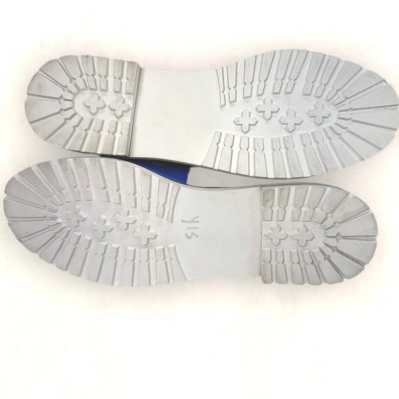 Talbots Tassel Soft Nappa Loafers Laura Bright Blue women’s 7.5 - Picture 4 of 6